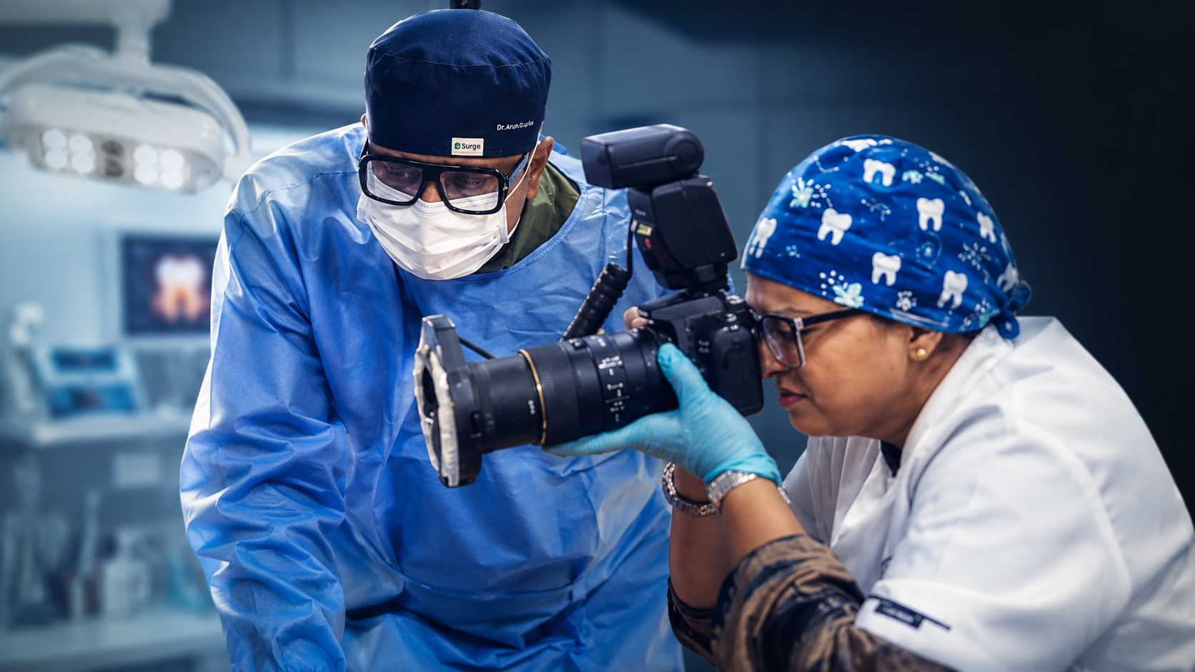 Dr. Azeem and Dr. Abha
